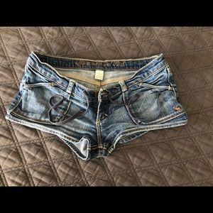Abercrombie & Fitch Denim Short Shorts